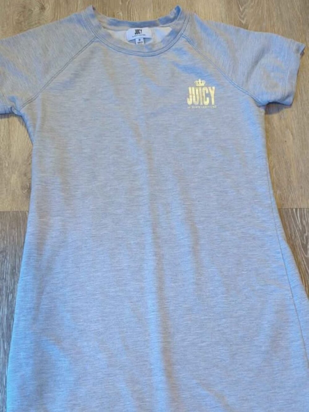 Juicy Couture Grey T-Shirt Dress M